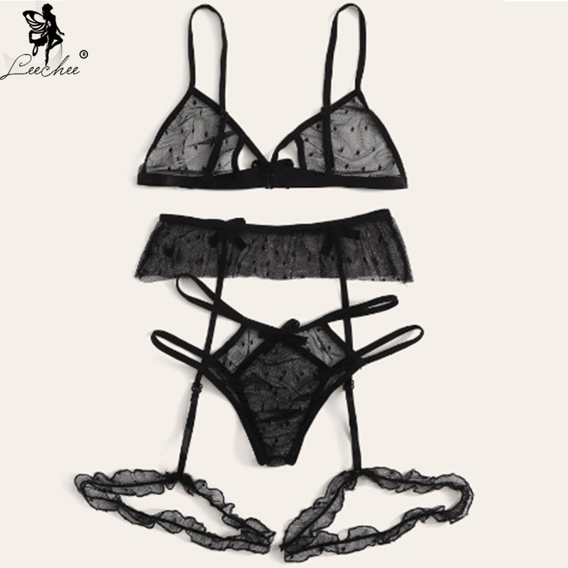 Jual Leechee New Bra Set Sexy Lace Lingerie Cup Bras For Women