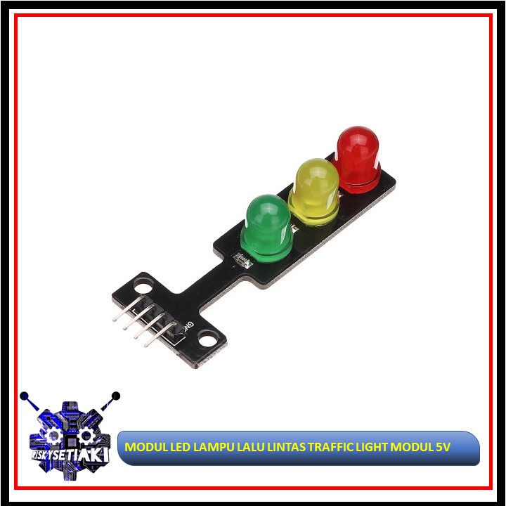 Jual MODUL LED LAMPU LALU LINTAS TRAFFIC LIGHT MODUL 5V 8MM R Y G