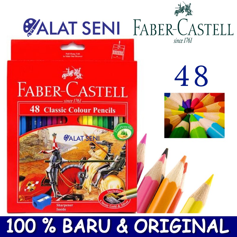 Jual Pensil Warna Faber Castell Classic Isi 48 Shopee Indonesia