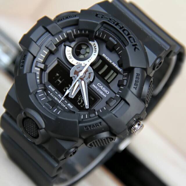 Jual Jam Tangan New G Shock Ga Ga Hitam Full Black Water Proof