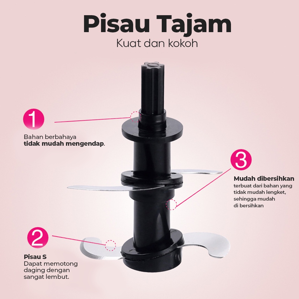 Jual Mata Pisau Blender Tajam Kapsul Original Blade Cutter Quatre