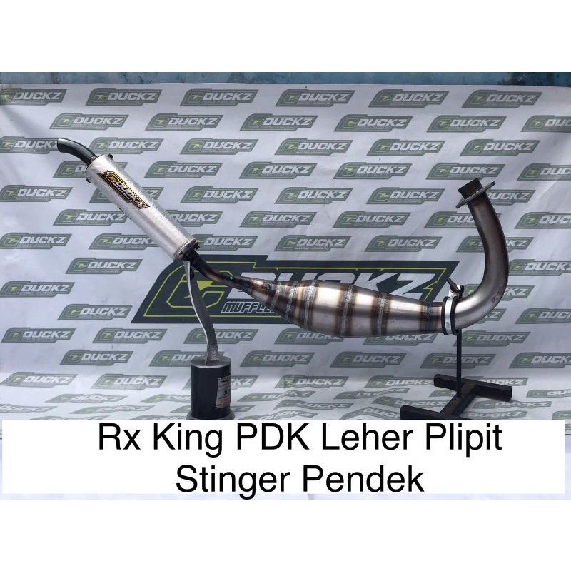 Jual Knalpot Cduckz Rx King Pdk Leher Plipit Tipe Semi Stinger Pendek