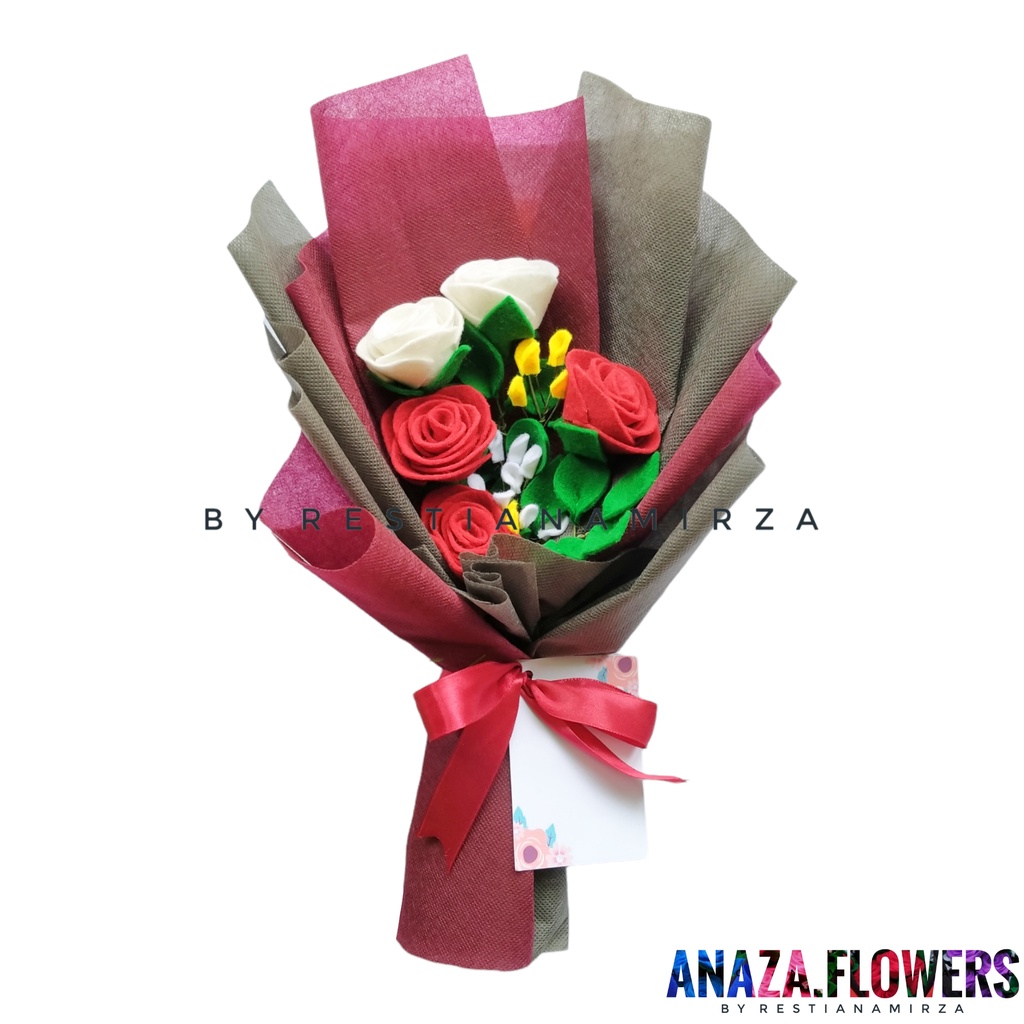 Jual Buket Bunga Flanel Kado Wisuda Ulang Tahun Bucket Bouquet Shopee