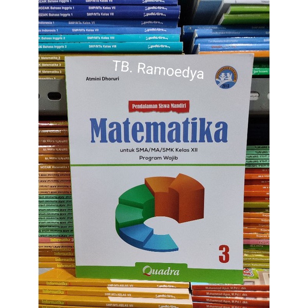 Jual Buku PSM Matematika Wajib Untuk SMA MA Kelas XII Quadra Shopee