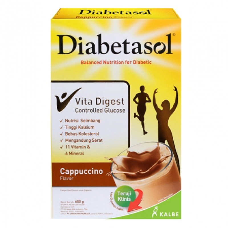 Jual DIABETASOL VANILA 950 Gr 1000 GR DIABETASOL COKLAT 1000 GR