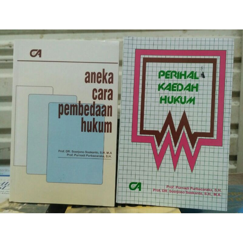 Jual Paket Buku Aneka Cara Pembedaan Hukum Dan Perihal Kaedah Hukum