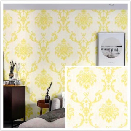 Jual Wallpaper Dinding Ukuran Cm X M Motif Batik Mas Turkey Gold