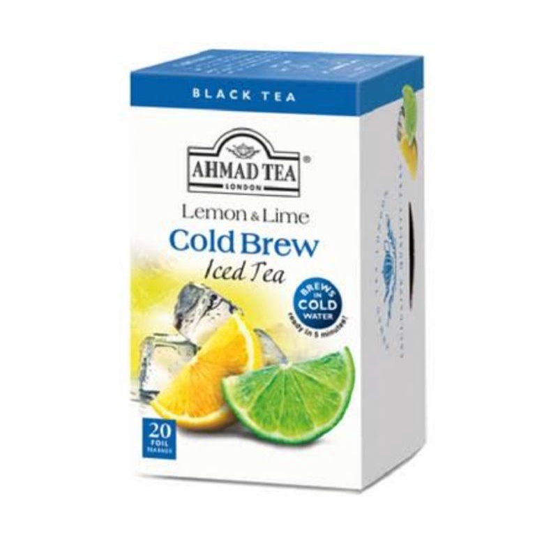 Jual Ahmad Tea Lemon Lime Cold Brew Ice Tea Per Box Isi Sachet Teh