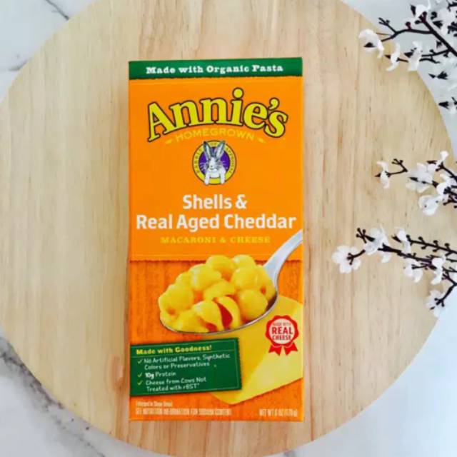 Jual Annie S Shells Real Aged Cheddar Pasta Macaroni Cheese