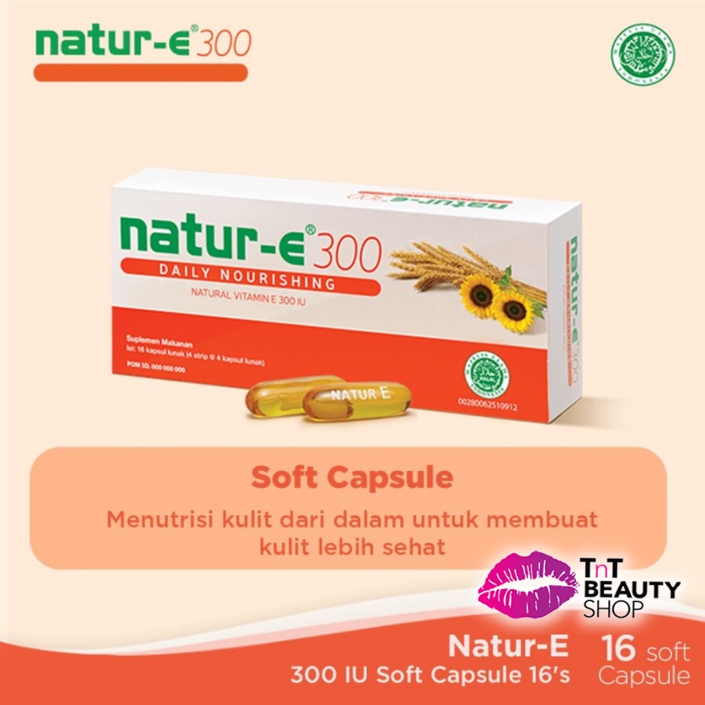 Jual Natur E Daily Nourishing Iu Soft Capsule S Danur S