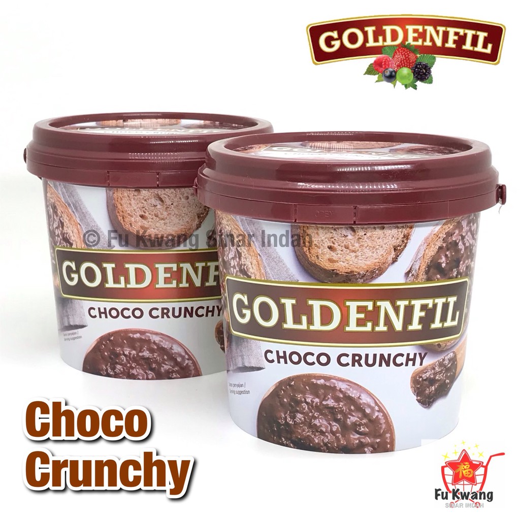 Jual Goldenfil Choco Chocolate Crunchy Spread Selai Olesan Renyah 1 Kg