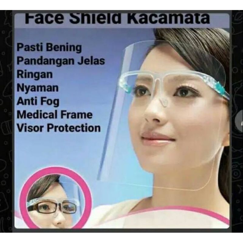 Jual KACAMATA FACE SHIELD NAGITA ANTI FIRUS DAN EMBUN Shopee Indonesia