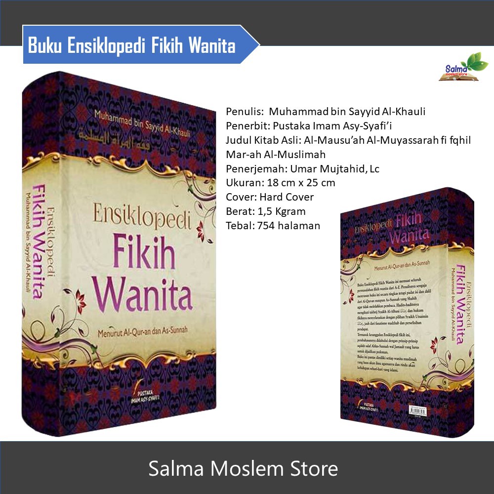 Jual Buku Ensiklopedi Fikih Wanita Pustaka Imam Syafii Shopee Indonesia