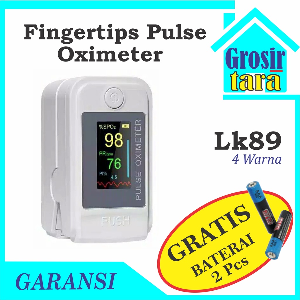 Jual Fingertip Pulse Oxymeter Oximeter LK89 SpO2 Pengukur Kadar Oksigen