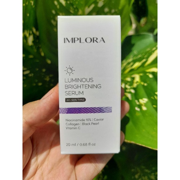 Jual NEW Implora Luminous Brightening Serum 20 Ml Shopee Indonesia