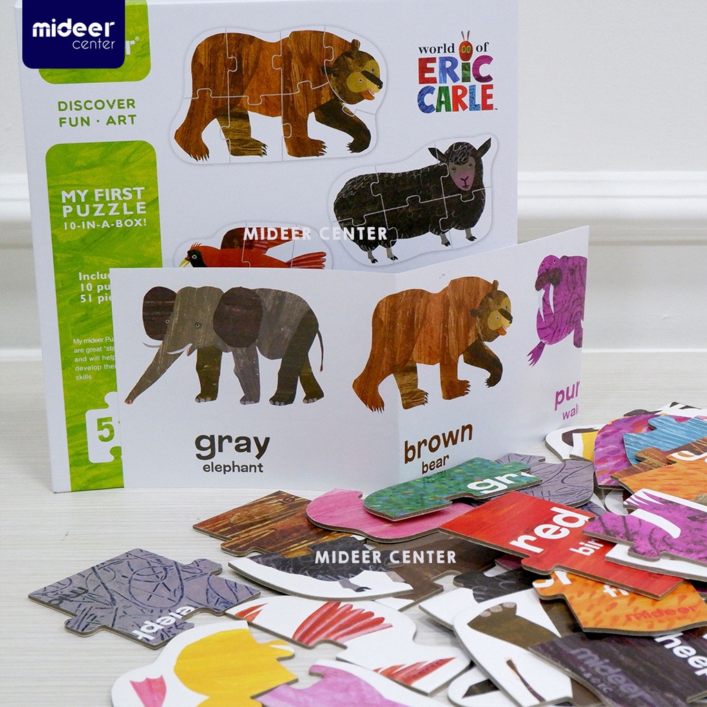 Jual Mideer My First Puzzle Eric Carle In A Box Md Kado Ultah