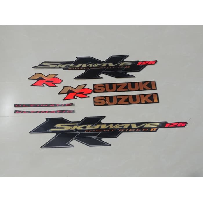 Jual Striker Motor Bodi Stiker Bodi Lis Body Striping Skywave 125