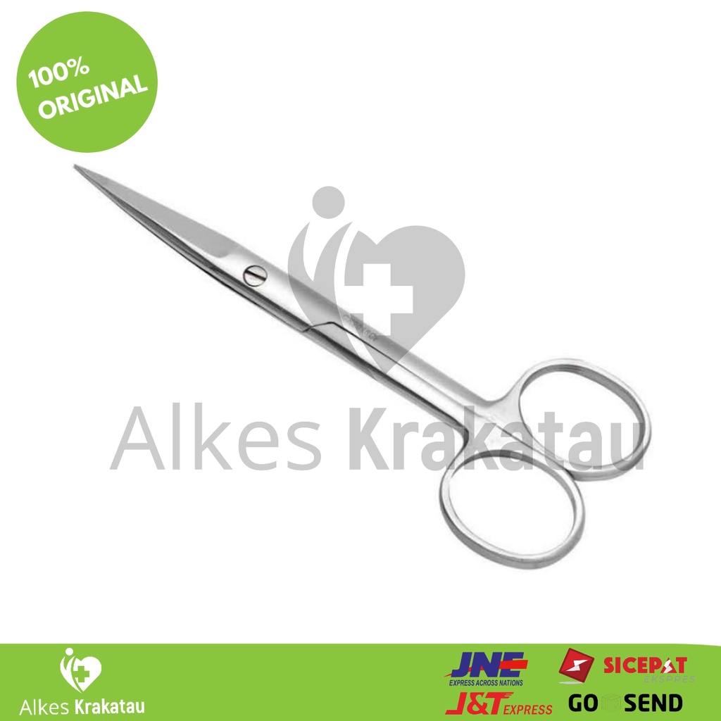 Jual Gunting Operasi Tajam Tajam Lurus Cm Operating Scissors