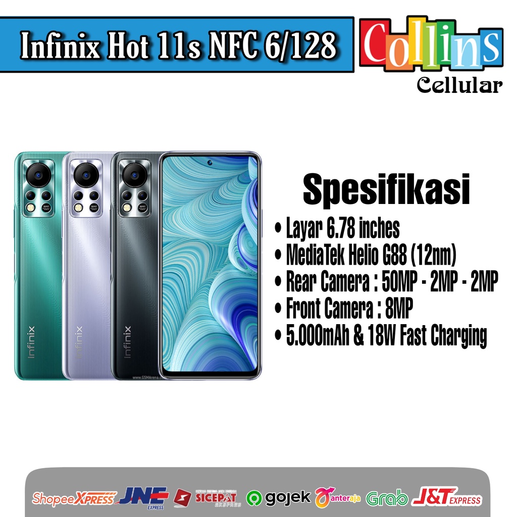 Jual Infinix Hot S Nfc Gb Gb Gb Gb Garansi Resmi Infinix