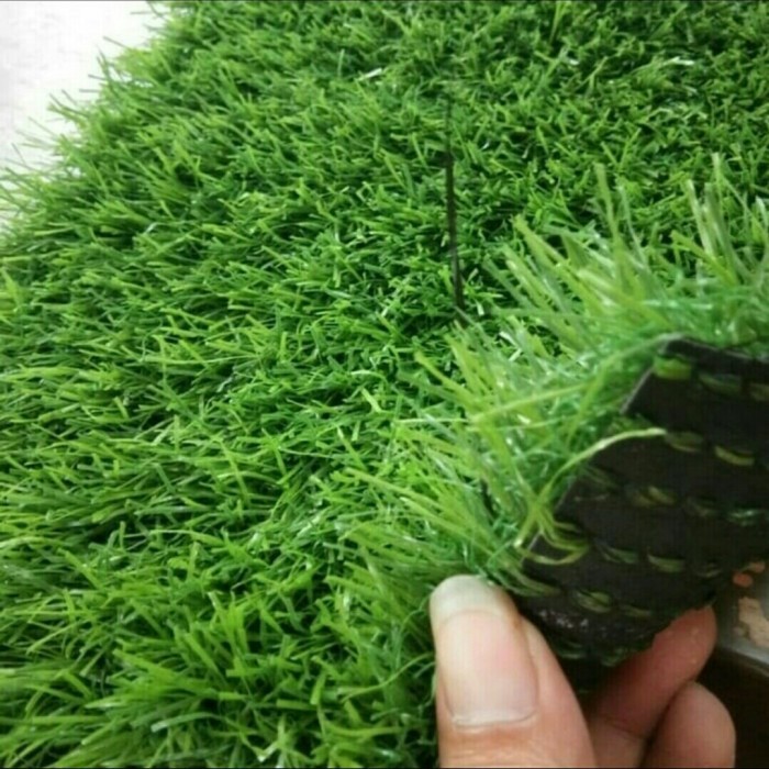 Jual Rumput Sintetis Atau Rumput Plastik Type Swiss 3cm Ukuran 25x25