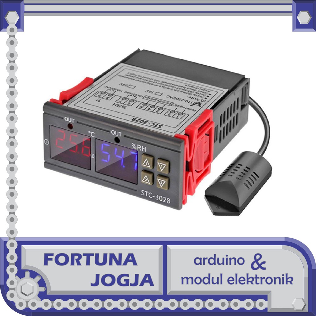 Jual Stc Themohygrostat V Ac V Dc Temperature Humidity