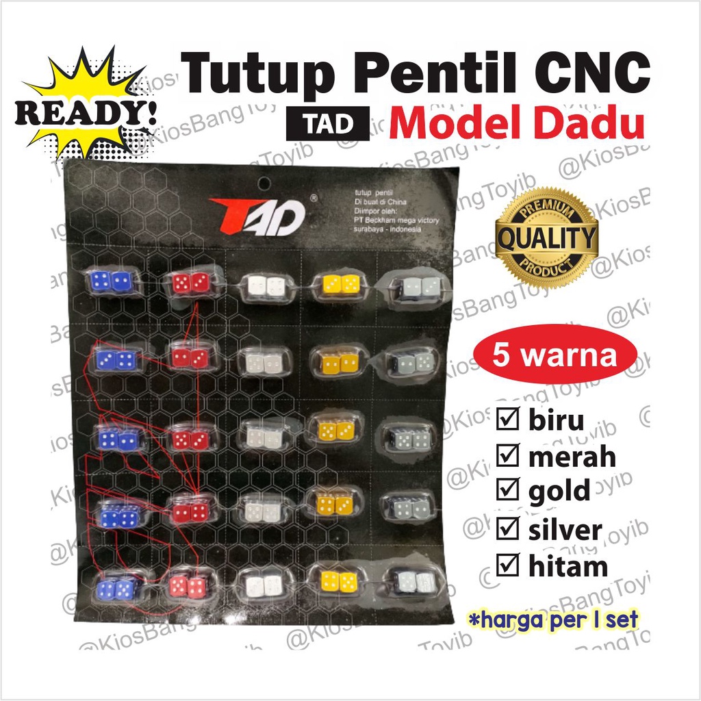 Jual Tutup Pentil Cnc Ban Motor Mobil Variasi Model Dadu Pasang Tad