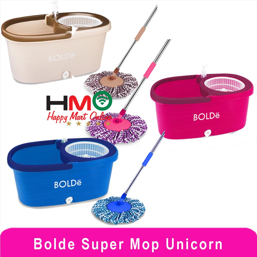 Jual BOLDe Alat Pel Putar Otomatis Bolde Super Mop Unicorn Alat Pel