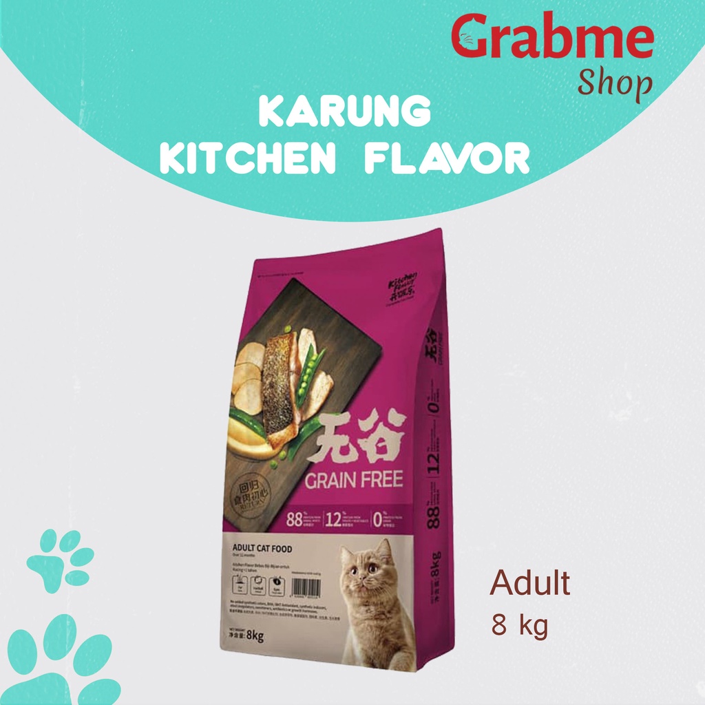 Jual Makanan Kucing Kering Premium Kitchen Flavor All Variant Kg