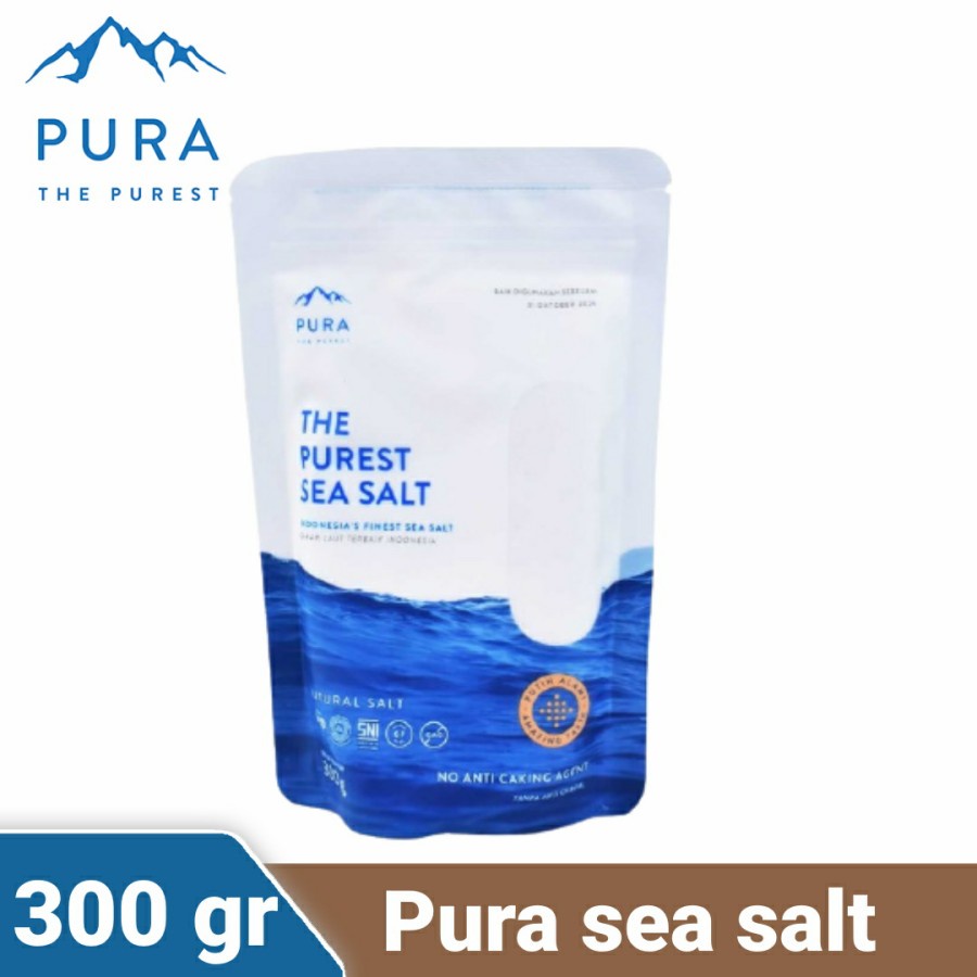 Jual Pura Purest Sea Salt Garam Laut Halus Gram Shopee Indonesia