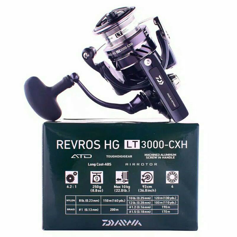 Jual Reel Daiwa REVROS LT HG 1000 S D 6000 Power Handle Reel