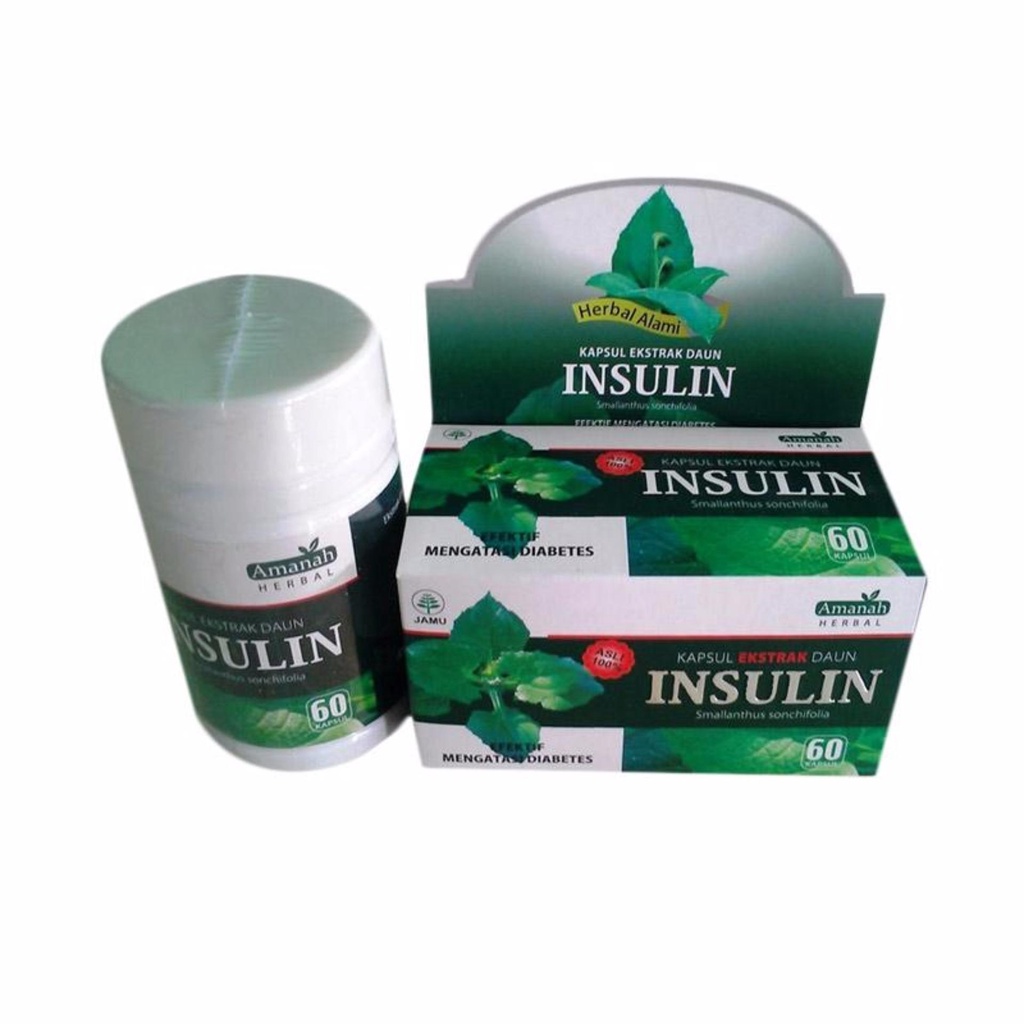 Jual KTB Kapsul Ekstrak Daun Insulin Obat Herbal Diabetes Kapsul