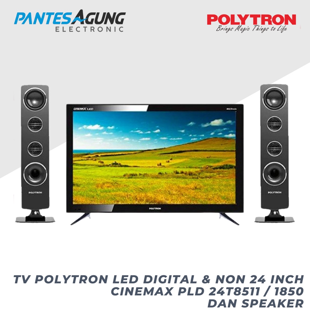 Jual Tv Polytron Led Digital Non Inch Cinemax Pld T