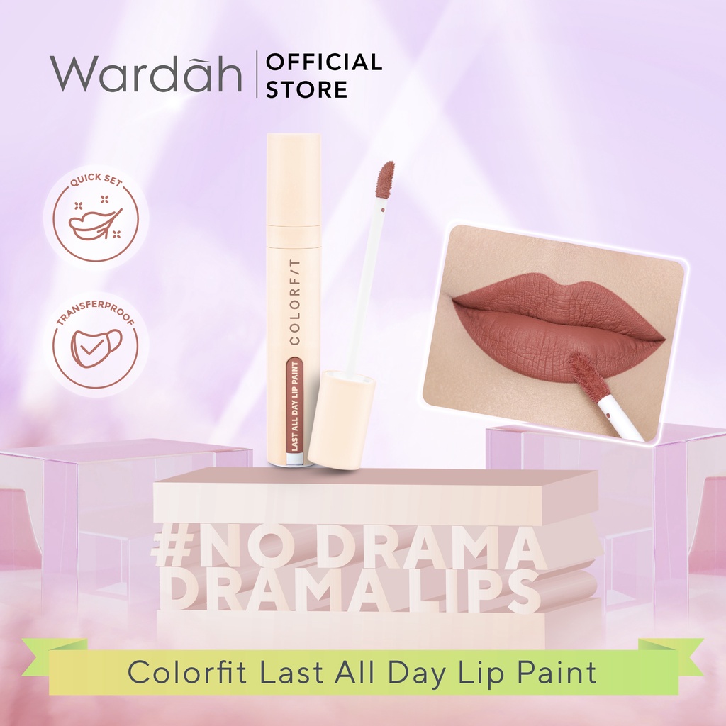 Jual Wardah Colorfit Last All Day Lip Paint Tahan Lama Hingga Jam