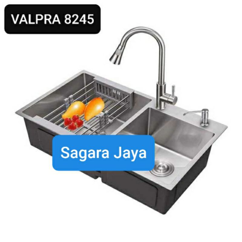 Jual Paket Kitchen Sink Stainless Valpra Bak Cuci Piring