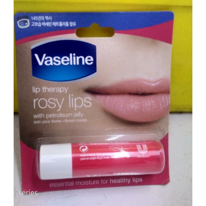 Jual Vaseline Lip Therapy Balm Rosy Aloe Vera Original G