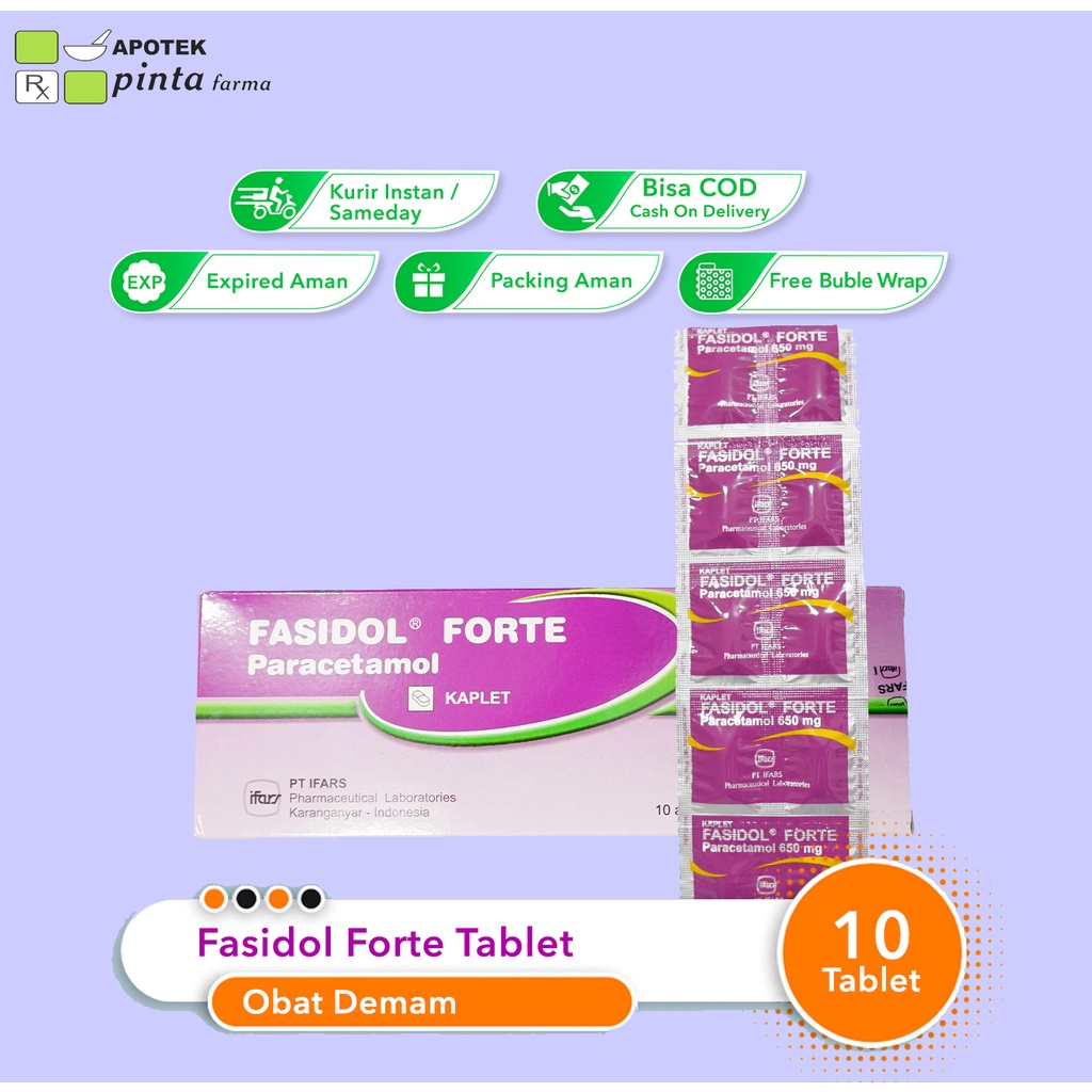 Jual FASIDOL TABLET FORTE 650MG Shopee Indonesia