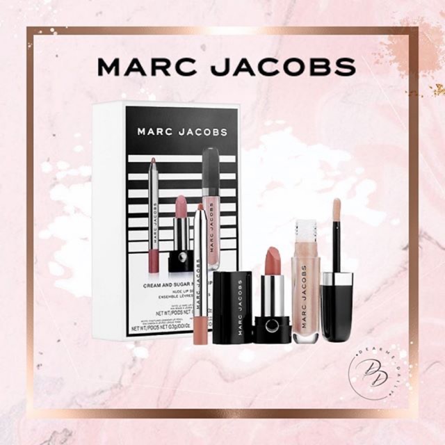 Jual Marc Jacobs Beauty Botf Cream And Sugar Nude Lip Trio Shopee