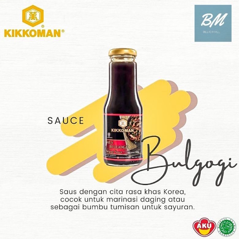 Jual Kikkoman Bulgogi Sauce Gr Kikkoman Saus Bulgogi Gram