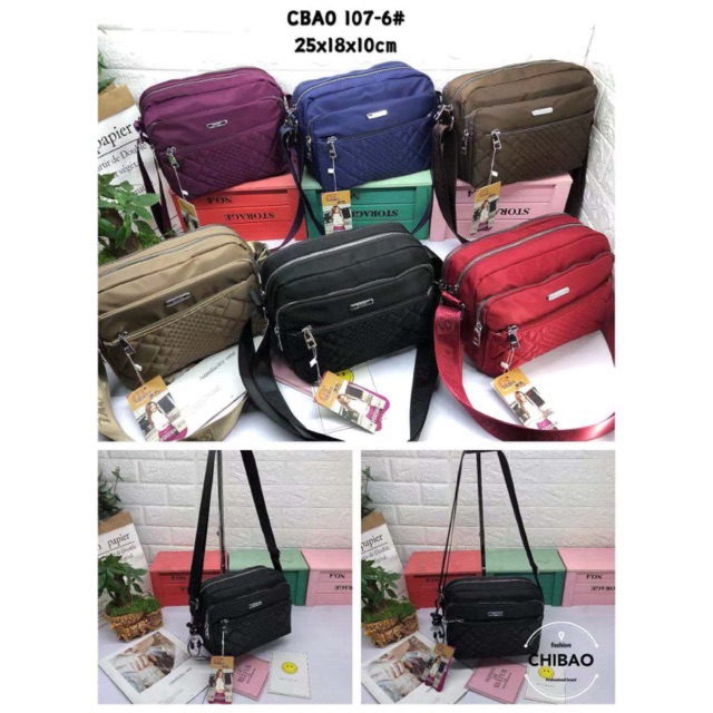 Jual Tas Import Chibao Cb Bordir Resleting Tas Fashion Wanita