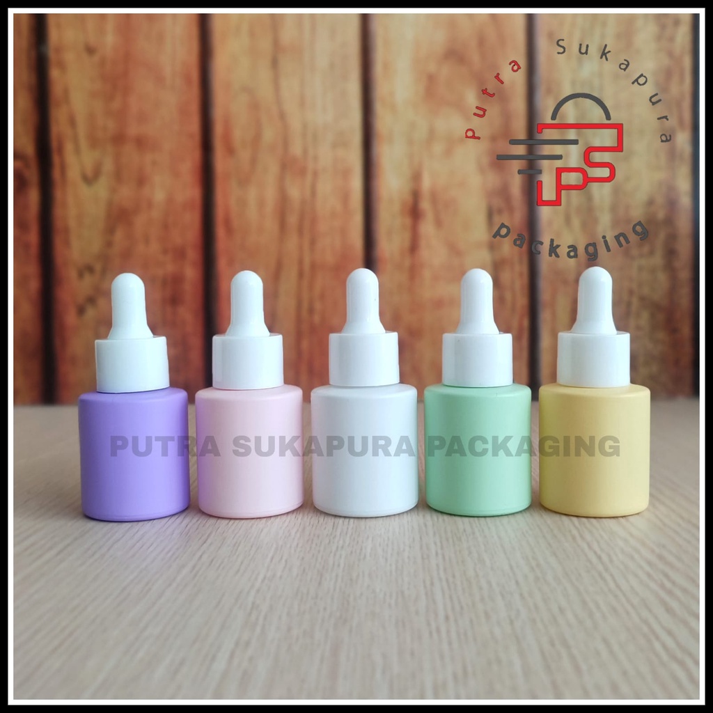 Jual Botol Kaca Pipet Ml Bahu Datar Doff Botol Serum Ml Varian