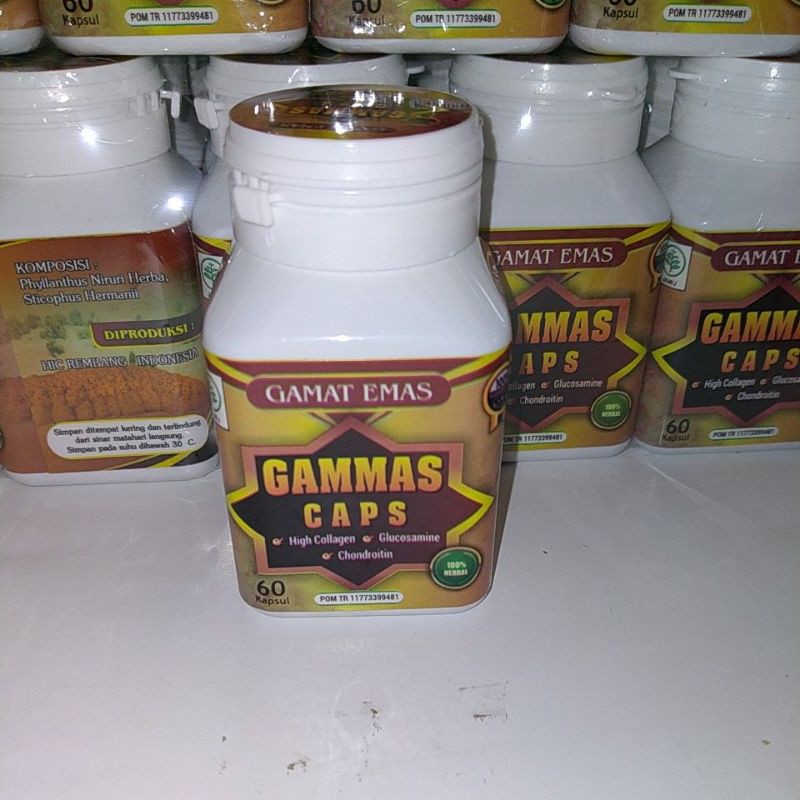 Jual Herbal Gamat Emas Collagen 60 Kapsul Gammas Nature Original