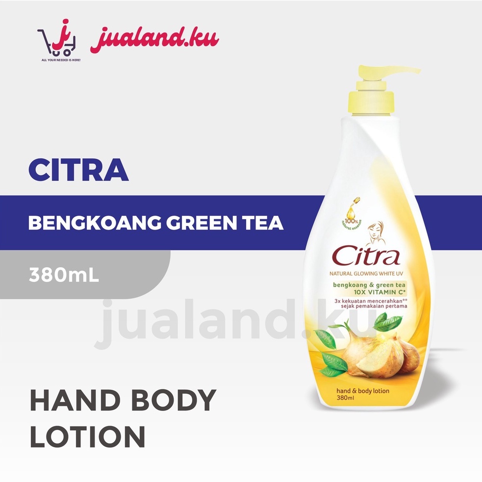 Jual Citra Hand Body Lotion Bengkoang Natural Glow UV 380 ML Shopee