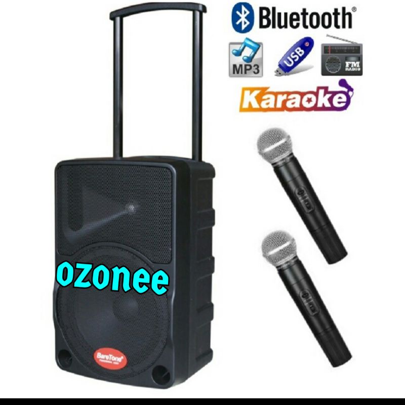 Jual SPEAKER PORTABLE WIRELESS MEETING BARETONE MAX 10 ORIGINAL 10 INCH