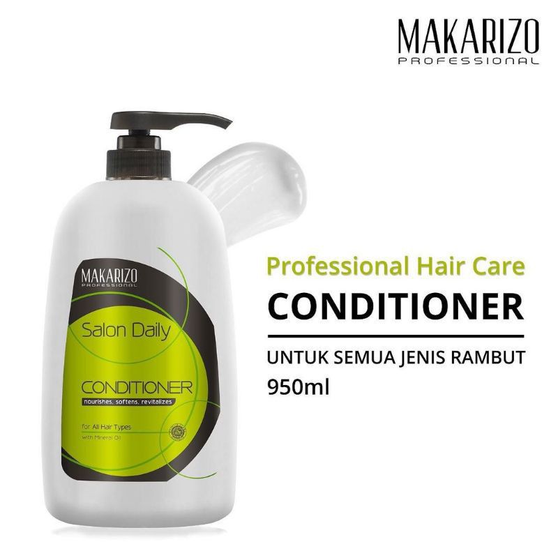 Jual Makarizo Conditioner Salon Daily 950ml Shopee Indonesia