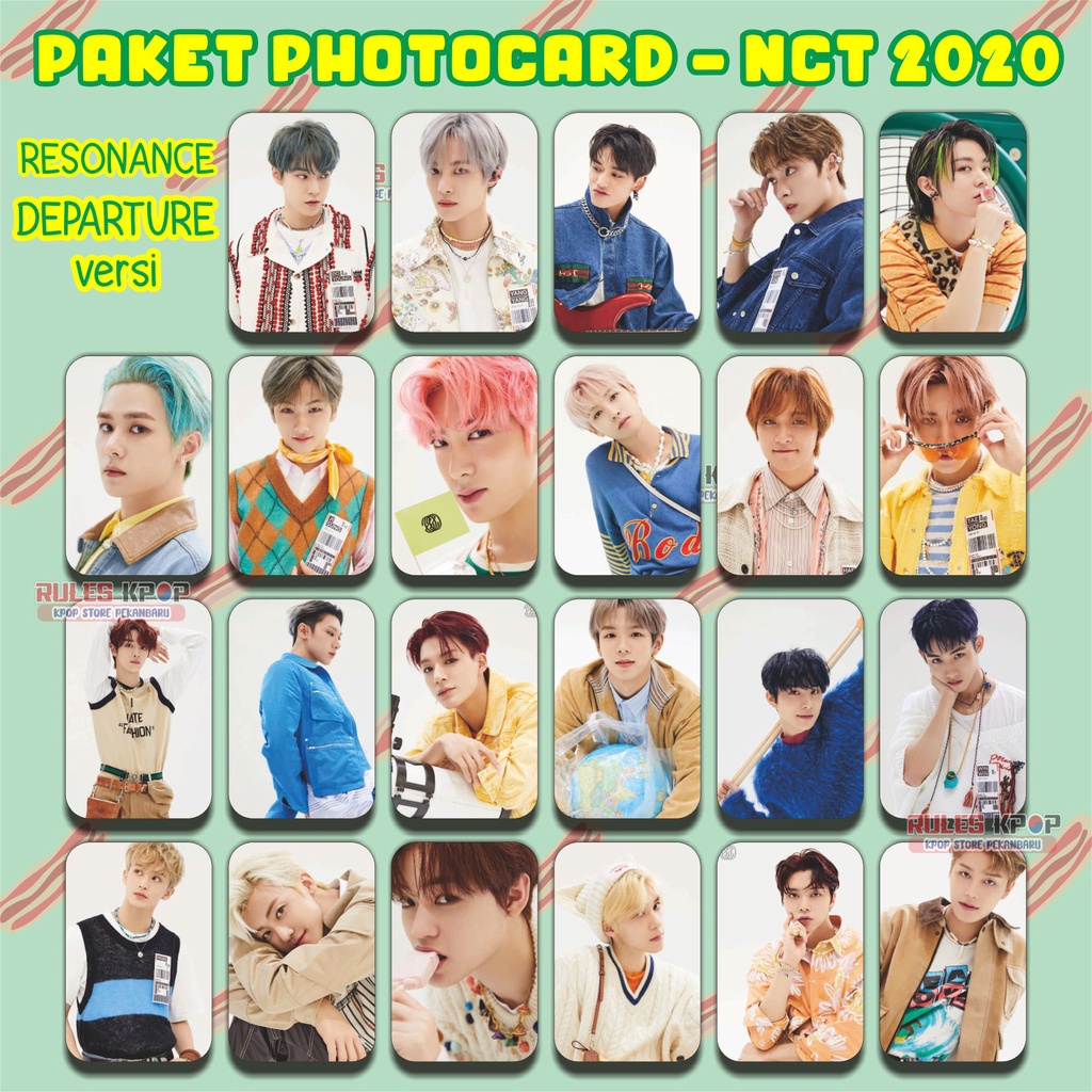 Jual Lembar Paket Photocard Nct Resonance Paket Photocards