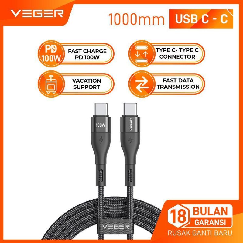 Jual Veger Kabel Data CPD 100 VP 17 Power Delivery Ype C To Lightning