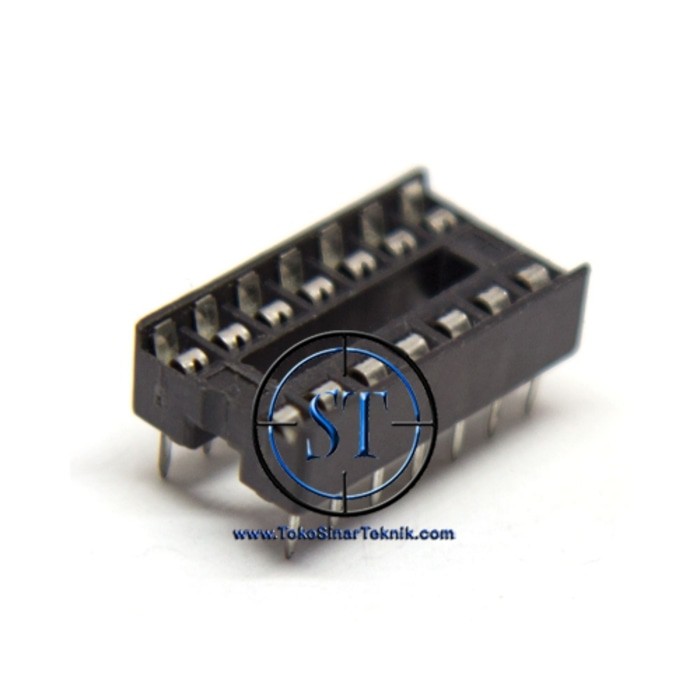 Jual Socket IC DIP 14 Pin 2x7 Soket IC 14 Kaki Soket Standar PCB