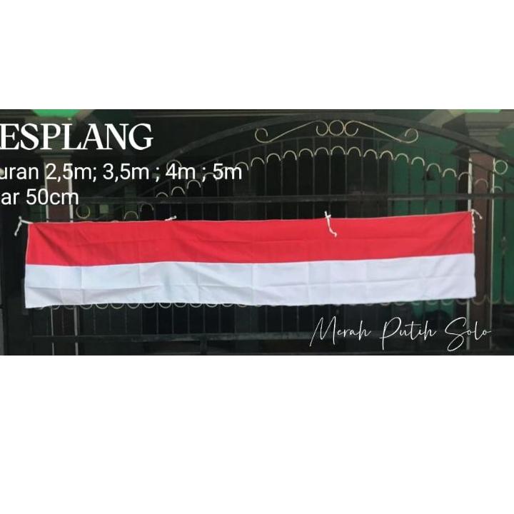 Jual Modern Bendera Merah Putih Panjang Resplang Umbul Umbul