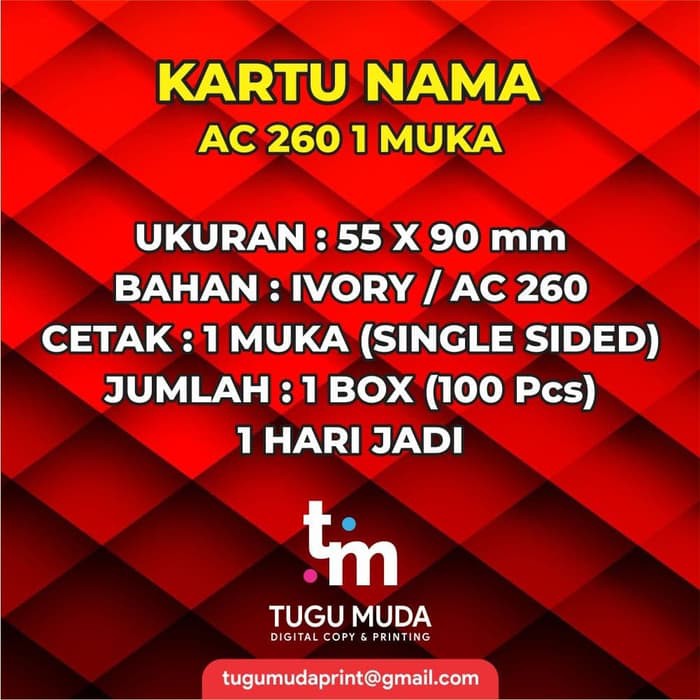 Jual Cetak Print Kartu Nama Ac Ivory Gsm Muka Shopee Indonesia