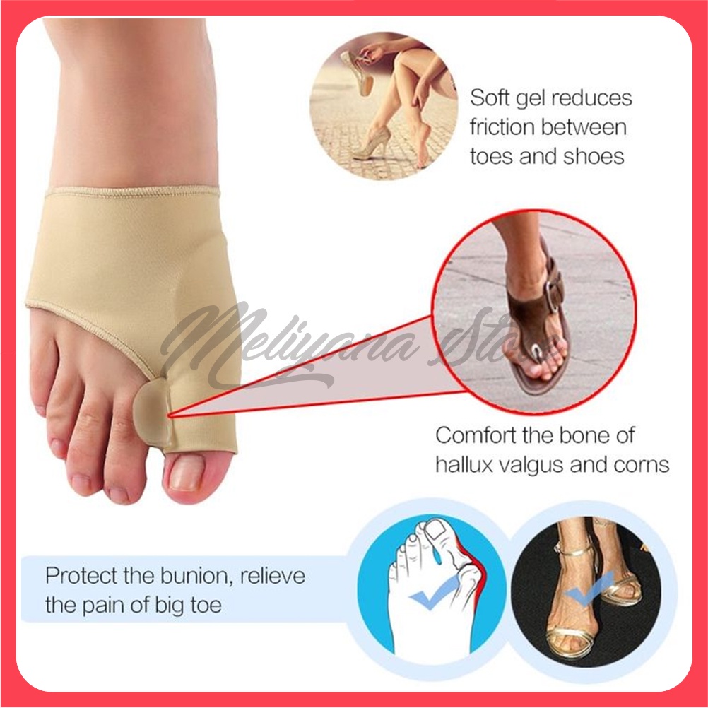 Jual Pelurus Jempol Kaki Hallux Valgus Splint Bunion Pad Night